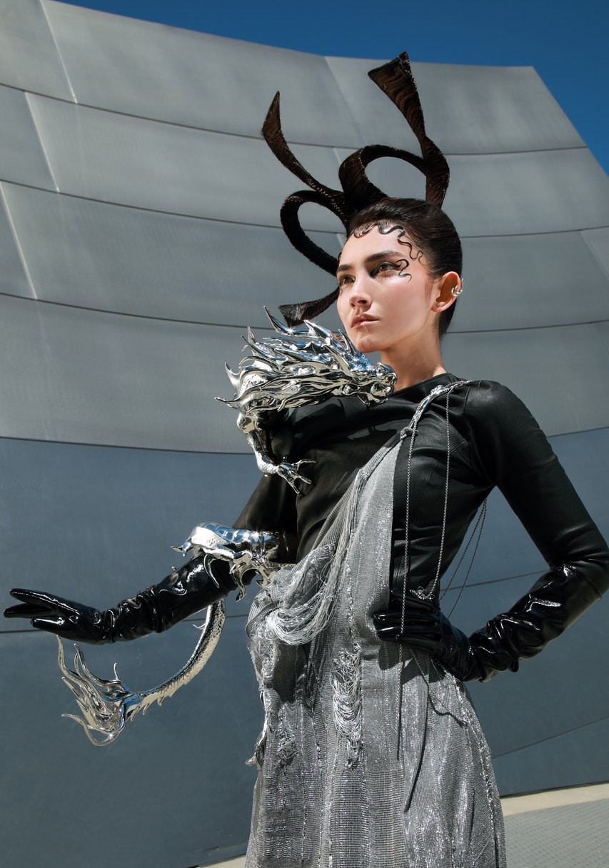 Sculptural metalwork editorial
