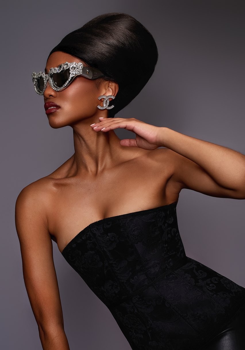 Couture portrait editorial